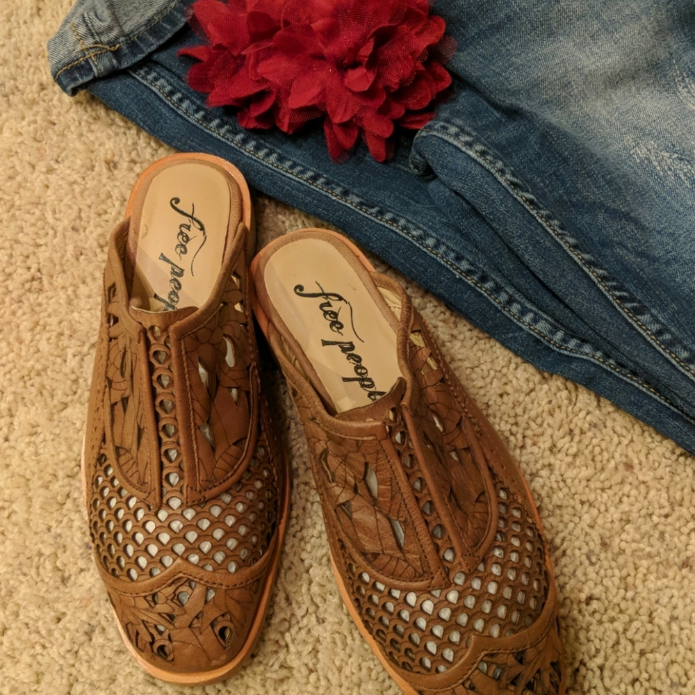 Free People Brown Flats